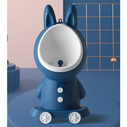 Rabbit Toilet Stand Vertical Urinal Kids Training Boy Pee Bathroom Wall-Mounted Travel Toddler Split Portable