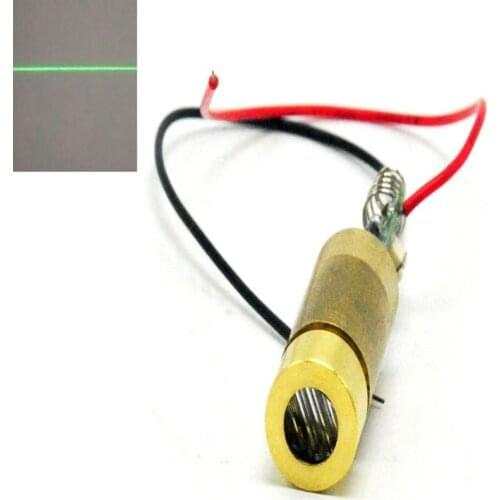Industrial/Lab Brass 532nm 50mW Laser Module Green Lazer Line Beam 3V-3.7V