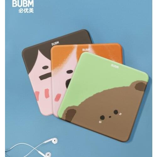 BUBM Cartoon cute Anti-Slip Mouse Pad Laptop Gaming Soft Mat PC Waterproof Office MousePad Home Decoration Cup Mat Desk Mat