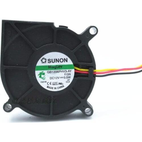 Sunon GB1206PHV3-AY Maglev Humidifier centrifugal fan industrial blower projector blower centrifugal fan DC12v 0.5W with 3pin