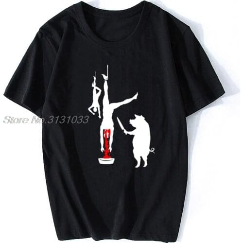 PIG LINE BUTCHER SHOP Funny Vegan Vegetarian Karma Peta Bacon Mens T-Shirt Summer O Neck Cotton Top Tee Shirt