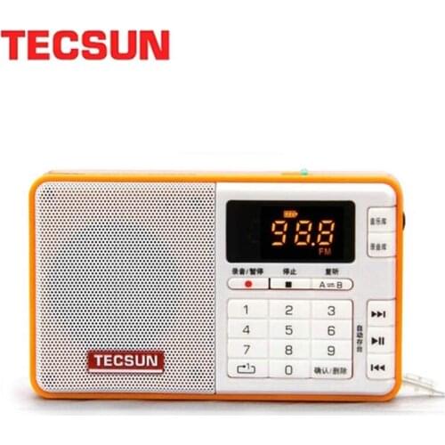 TECSUN Q3 Stereo Radio Pocket Size MP3 Player FM Mini Radio with Multi-color Selection Portable Radio