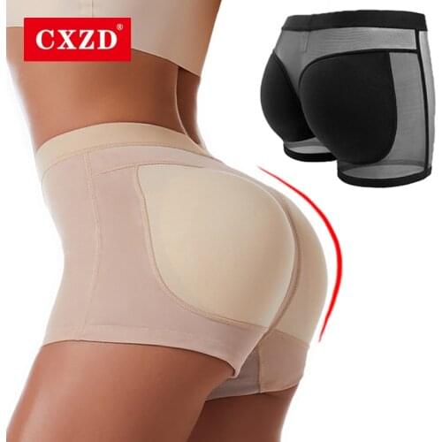 CXZD Hot Women Underwear Fake Ass Butt Lifter Briefs Lady Sponge Padded Butt Push Up Panties Sexy Padded Enhancer Booty Lingerie