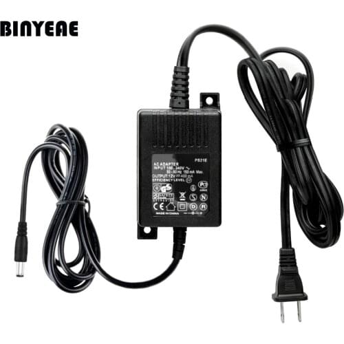 In-Line Power Supply AC Adapter PS21E for Beta58A SM-58 SLX SLX24 SLX4 PGX2 PGX Wireless Receiver, Input 100-240V, Output 12V DC