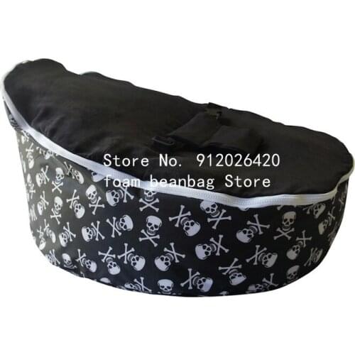 Skull pirate bone High Quality Baby Bean Bag Chair Lounger Sleeping Bed-Nursery Portable Seat Baby Beanbag without Filling