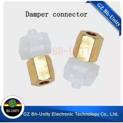 Factory price ink damper connector for myjet yeselan wit color solvent inkjet printer part for sale