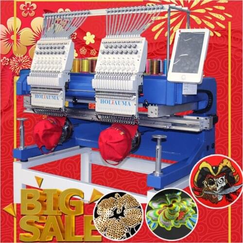 2 heads15 colors embroidery machine best price in bangladesh new/used barudan embroidery machines for sale