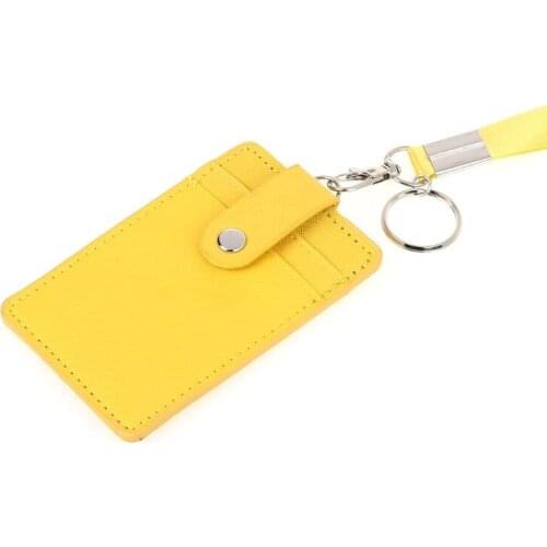 28GD Office Work School ID Card Badge Holder with Keyring Rope Layards Neck Strap