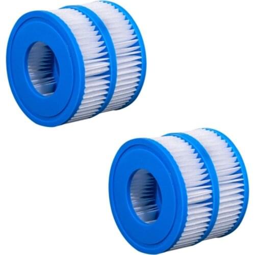 4Pcs Pool Filter Advanced Hot Tub Filter for Lay Z Spa Swimming Pool Replacement Filter Cartridge