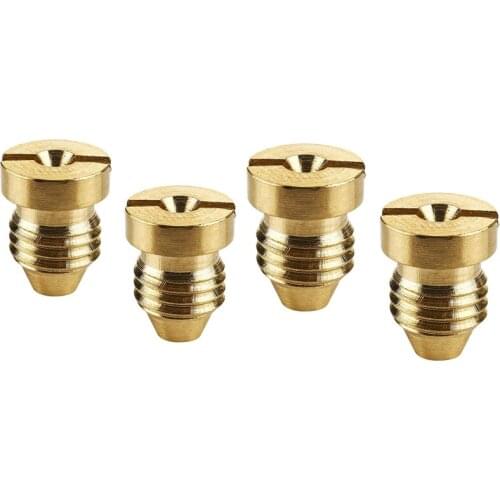 4 Pcs Foam Cannon Orifice Nozzle Tips, High Replacement Thread Nozzle for Snow Foam Lance, 1.1 mm & 1.0 mm