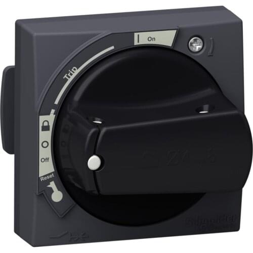 Circuit Breaker Control Accessories Black Rotating Handle and Front Panel (for Tesys GV2, tesys GV3 and Tesys U) IP54 GVAPB54