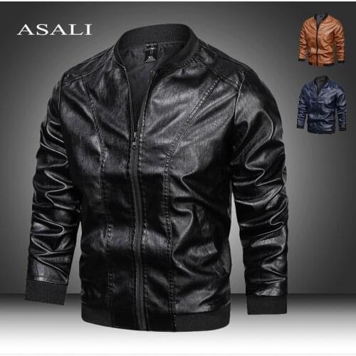 ASALI Mens Biker Jackets