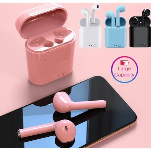 I7s TWS Wireless Headphone Bluetooth 5.0 Earphone Sport Earbuds Headset With Mic Power Bank For Smartphone Android IOS Earpieces