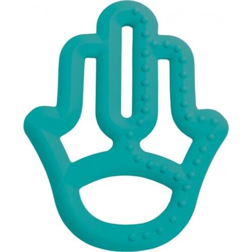 Toddle Safe BPA Free Animal Silicone Oioi Mothers Hand Teether Green