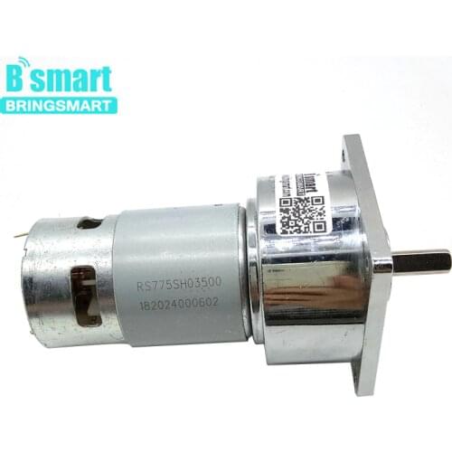 Bringsmart 60GA775 High Torque 12v DC Motor 12Volt And 24Volt Gear Motor With Accurate Ball Bearing Reductor Motor Small
