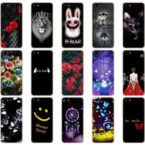 For Honor 7S/ 7A/7A Prime 5.45 inch Case Silicon Soft TPU Back Phone Case Cover for Huawei Honor 7A 7S DUA L22 Protective Fundas