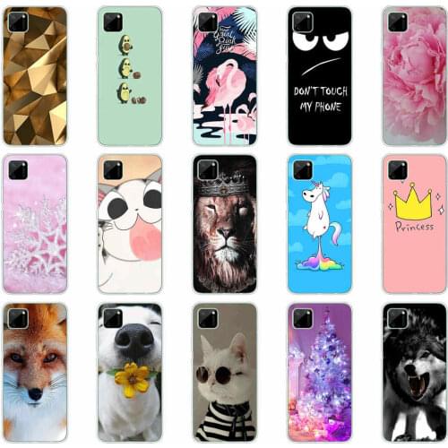 For Realme C11 Case Soft Silicon TPU Back tpu For OPPO Realme C11 C 11 RealmeC11 Phone Cover RMX2185 Bumper Funda case