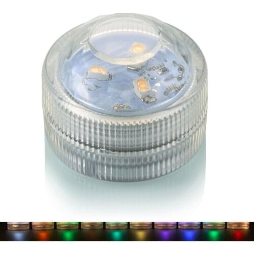 Cheap 10pcs/Lot 3LED Submersible LED Floralyte Light Waterproof LED Mini Party Light For Wedding Party Decoration