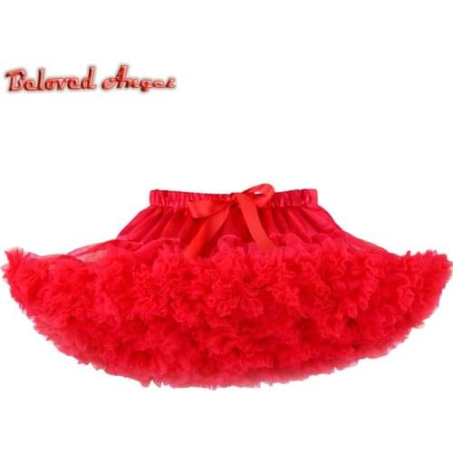 Fashion Children Fluffy Chiffon Pettiskirts Tutu Baby Girls Skirts Princess Ballet Dancing Party Skirt Kids Cothes saia menina