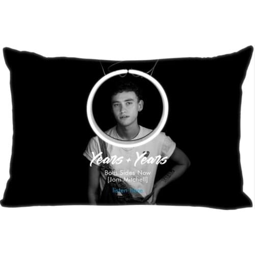 Hot Sale Olly Alexander Rectangle Pillowcase Custom Home textile Zipper Pillowcase Pillow Cover Size 45*35cm (one side) Print