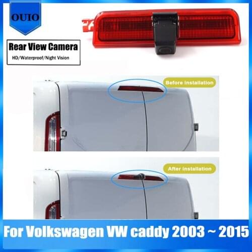 HD Rear View Reverse Camera For Volkswagen VW caddy 2003 ~ 2015 BackUp Parking Brake light Camera