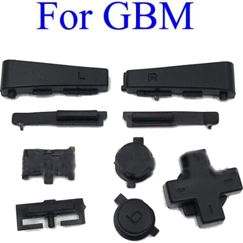 YuXi Full Buttons Set L R A B D-Pad Keypad for Nintend GBM Console Shell Button Keys Replacement Parts