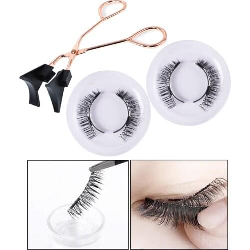 Magnetic Eyelashes Curler Set Long 3D Mink Magnetic Lashes Wear Faux Magnetique Natural Thick False Eyelashes