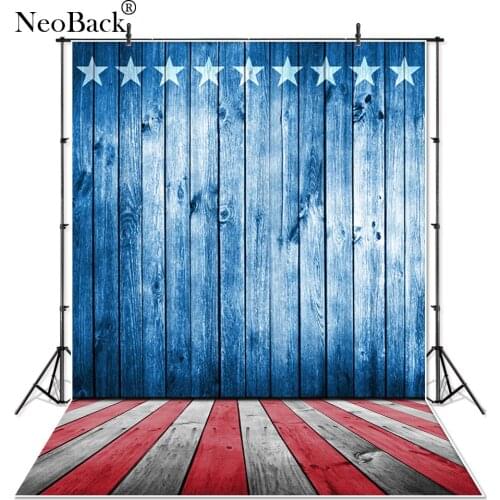 NeoBack Vinyl National Day USA Flag Photo Backgrounds Studio backgrounds Printed Independent Day Photographic Backdrops P4203