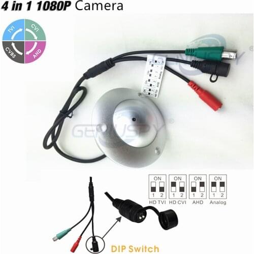 New 1080P 4 IN 1 Solution Sony 323 TVI/CVI/CVBS UFO Flying Saucer CCTV Camera AHD With Waterproof Osd Menu 3.7mm Pin hole Lens