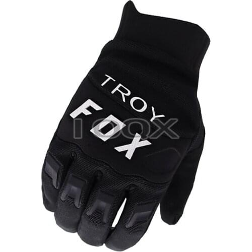 New Troy Fox Mountain Bicycle Offroad Racing Gloves 2021 Motocross Motorbike Mens Black Glove