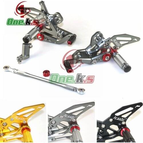 CNC Motorcycle Foot Pegs Rest Rearset Rear Set Footrest For HONDA CB650F CBR650F CB650R CBR650R