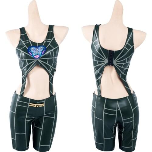 Anime JOJO Bizarre Adventure Cosplay Cujoh Jolyne cosplay clothing