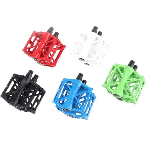 Mountain Bike Pedal MTB Pedals Bicycle Flat Aluminum Alloy Pedal Nylon Multi-Colors MTB Cycling Sport Ultralight Accessories