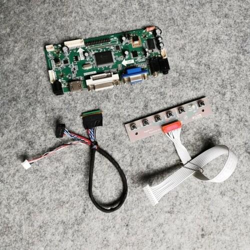 VGA+DVI drive board card 40-Pin LVDS WLED 60Hz Fit N184H6/N184HGE/LTM184HL01/LTN156HT01 screen M.NT68676 DIY kit 1920*1080