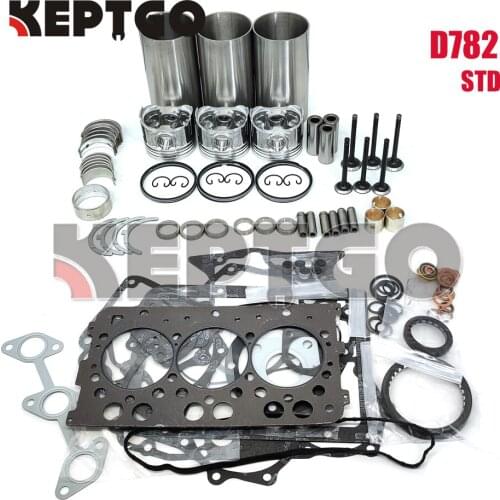 Rebuild Kit For Kubota D782 Engine Digger Generator Tractor & Loader