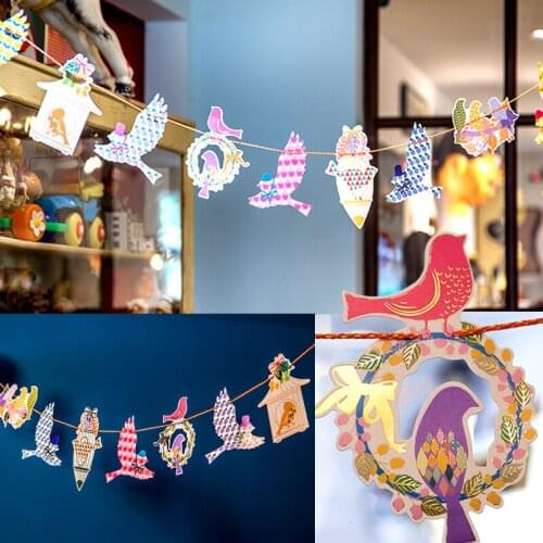 Cute Party Bitches Colorful Bird Banner Bachelorette Party Bridal Shower Same Penis Forever Hen Party Wedding Decor