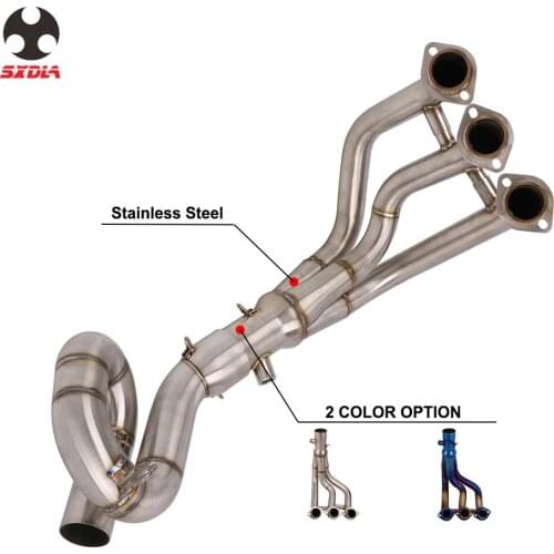 Motorcycle Exhaust Pipes Muffler Front Pipe Tail Tube For YAMAHA MT-09 FZ-09 MT FZ 09 2014 2015 2016 2017 2018 14 15 16 17 18