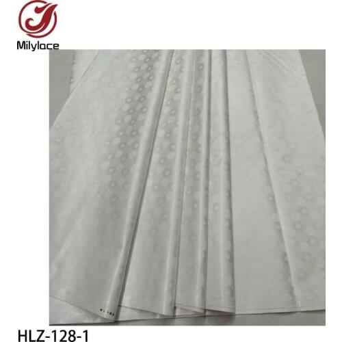 High Quality Guinea Brocade Fabric 100% Cotton Tie Dyeing Bazin Riche 5 Yards African Bazin Riche Fabric HLZ-128