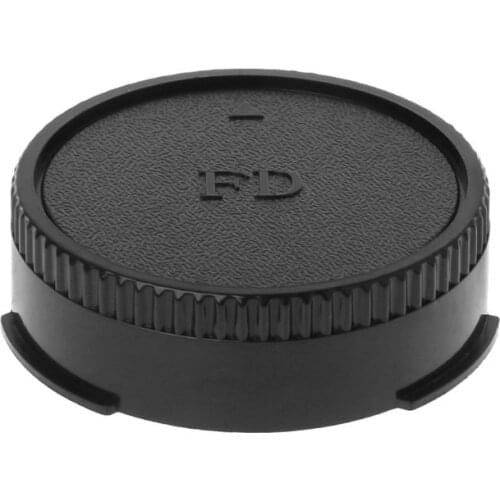 Rear Lens Body Cap Camera Cover Anti-dust Mount Protection Plastic Black for canon FD 20CB