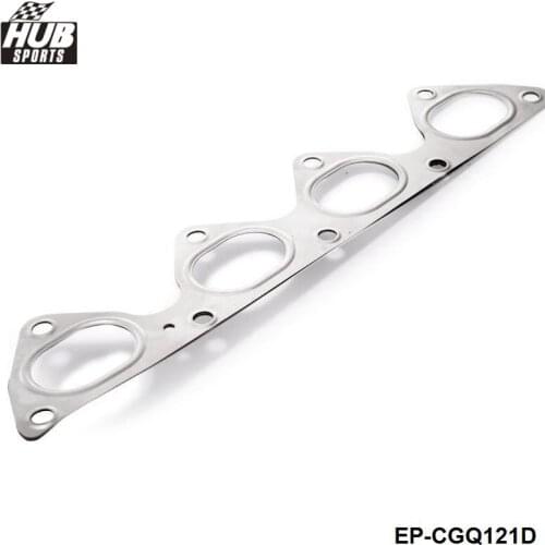 10PCS/LOT 3 Layer Exhaust Manifold Gasket 304 Stainless Steel For Honda Integra Civic Crx B16 B16A B18 HU-CGQ121D