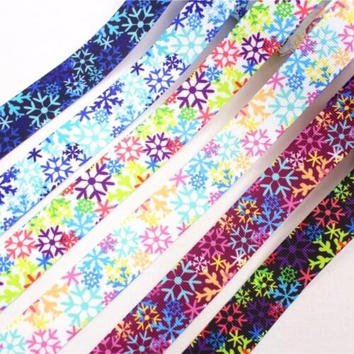 1493028 ,22mm Cartoon Christmas Series printed grosgrain ribbon,Clothing accessories,DIY jewelry wedding package