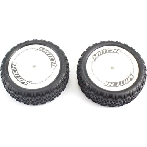 2Pcs Front Wheel Tires Tyre 104001-1882 for Wltoys 104001 1/10 RC Car Upgrade Parts Accessories