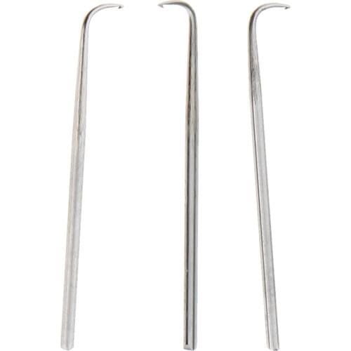 3PCS Crochet Hook Hair Sewing Knitting Weave Weft Needle Braids Wigs Extensions Craft Tools