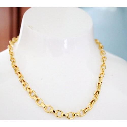 4Pcs Gold Chain Necklace Chokers For Women /Men ,Gold Filled Cubic Zirconia Geometric Necklaces Boho Party Jewelry