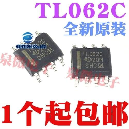 50PCS TL062CDR TL062C TL062 SOP-8 operational amplifier in stock 100% new and original