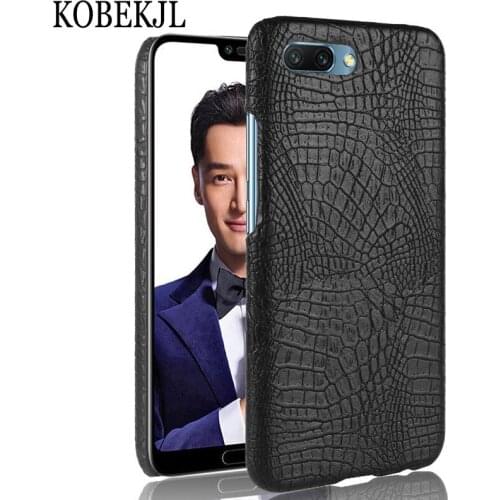 For Huawei Honor 10 Case Honor 10 Case 5.84" Hard PU Leather Back Cover Phone Case For Huawei Honor 10 Honor10 COL-L29 COL-L29A
