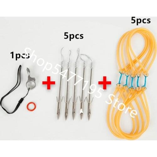High Quality New Stainless Steel Slingshot Shooting Fish Finger Fishing Dart Hunting Fishing Ring Protection Finger