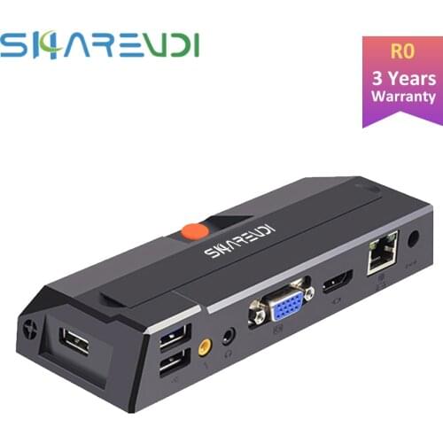 R0 Quad-core Thin Client 8G Flash Computer Virtual Cloud Terminal Window 7/10/XP Local Linux RDP8.0 Desktop HD-MI Zero Client