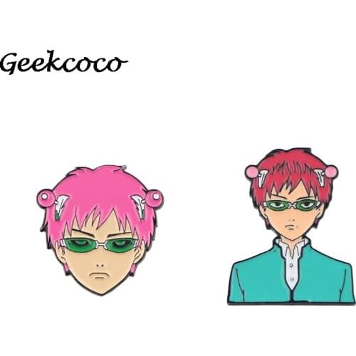 J1879 Anime DIY Zinc Alloy Enamel Pins Trendy Insignia Backpack Clothes Brooches Badges For Men Women Gift