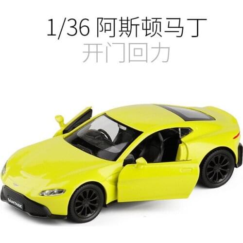 1:36 high simulation Aston Martin sports car alloy car model childrens toys for kids gifts
